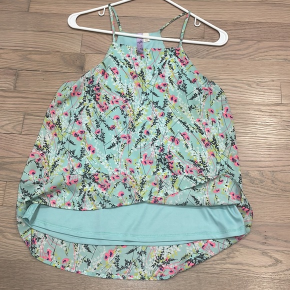 Flowy floral tank top - Sz. M - Picture 3 of 3